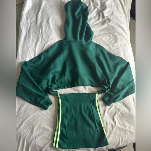 ADIDAS Ivy Park Hooded Cutout Dress - Picture 7 of 9
